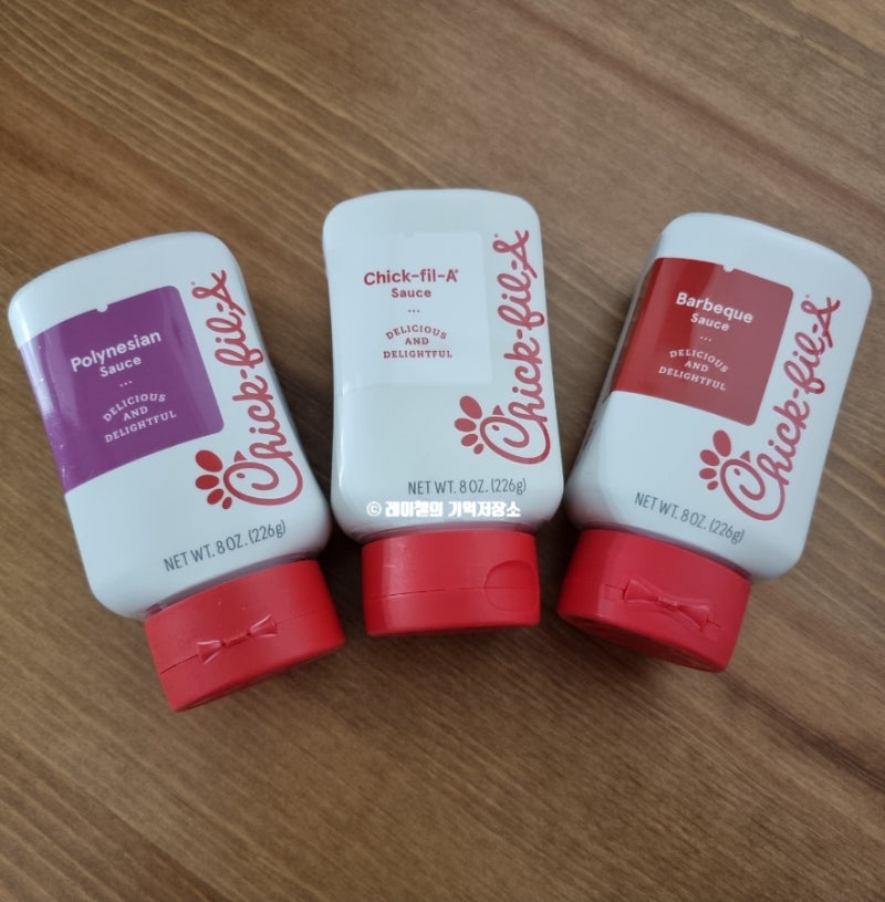[Chick-fil-A/칙필레] 소스 - 칙필레이소스, 폴리네시안소스, 바베큐소스