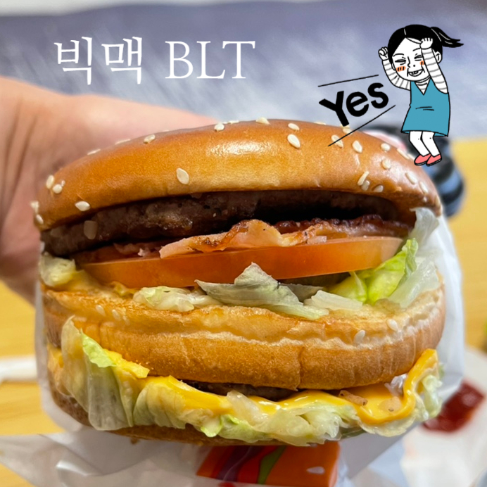  맥도날드 해피밀 빅맥BLT 맥딜리버리로 즐기는 맛점