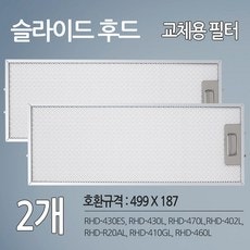 ⊙더 좋아진⊙ SK매직 동양매직 주방후드 렌지후드 교체용 호환 필터 2개, 제품본품