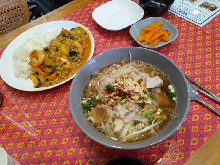 팟타이짱에서 꿍팟퐁커리와 쌀국수 먹기 - 다산신도시 태국음식 맛집