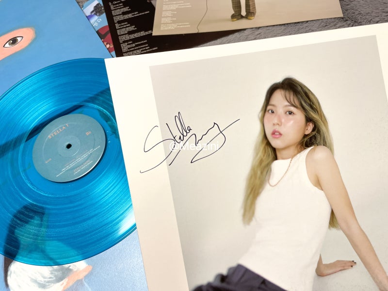 스텔라장 LP 1집 싸인반 개봉기 * 컬러 엘피 너무 이뻐요!