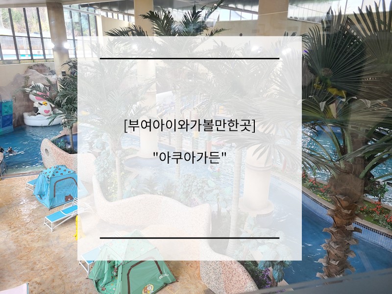 부여아이와가볼만한곳] 롯데리조트 수영장 아쿠아가든 : 네이버 블로그