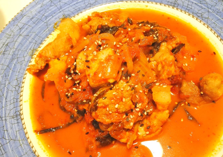  야매요리 돼지고기 김치찜