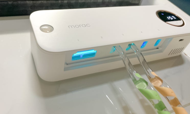  자연 바람 건조 가능한 모락 칫솔 살균기 선택한 이유는?