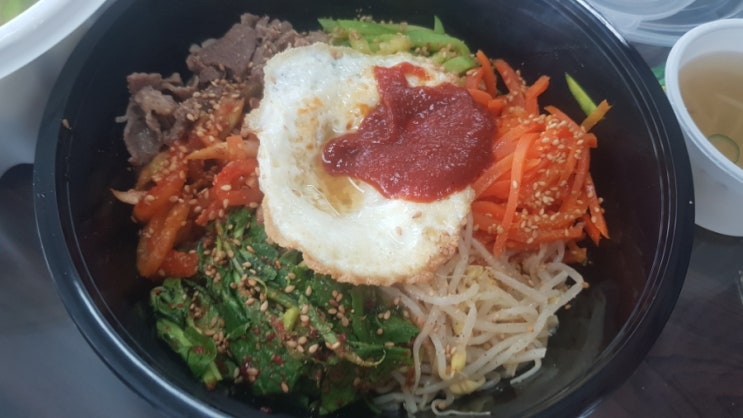  울산 남구 무거동 배달 맛집, 칼국수와 비빔밥이 일품
