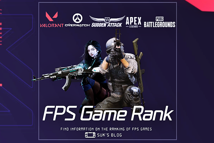  PC FPS 게임 순위 점유율과 특징 살펴보기