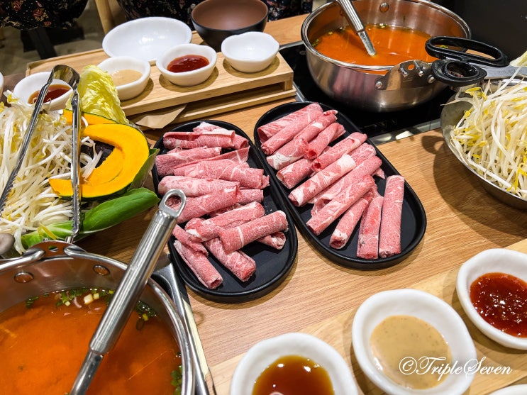  [맛집] 광명역 AK플라자 샤브샤브 맛집, 샤브촌 by 계백집 방문 후기! (메뉴, 가격, 꿀팁)