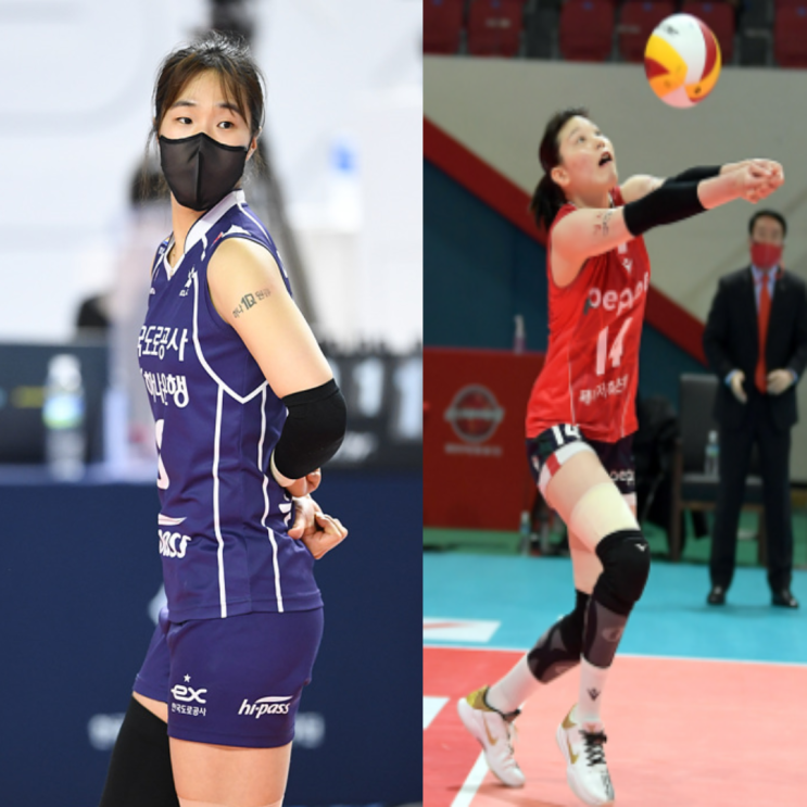  여자배구 도로공사 페퍼저축은행 2월 27일 경기예상(켈시 박정아 이고은 엘리자벳 이한비 구솔)