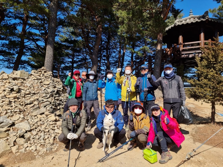  속초 청대산 산악회 22년 안전산행을 기원하는 시산제 진행