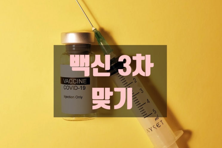  백신 3차 맞기
