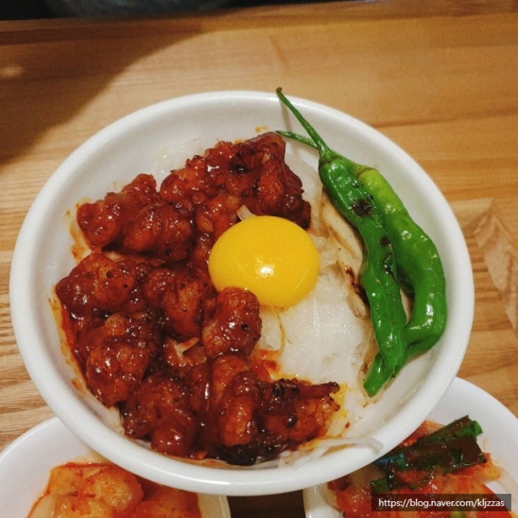  송리단길 대창 덮밥 맛집_단디