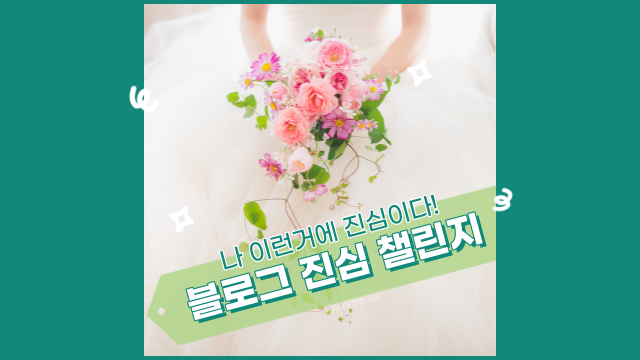  전 이것만큼은 진심이랍니다. 블로그 챌린지 (feat. 린솔맘님&슈슈션션님)