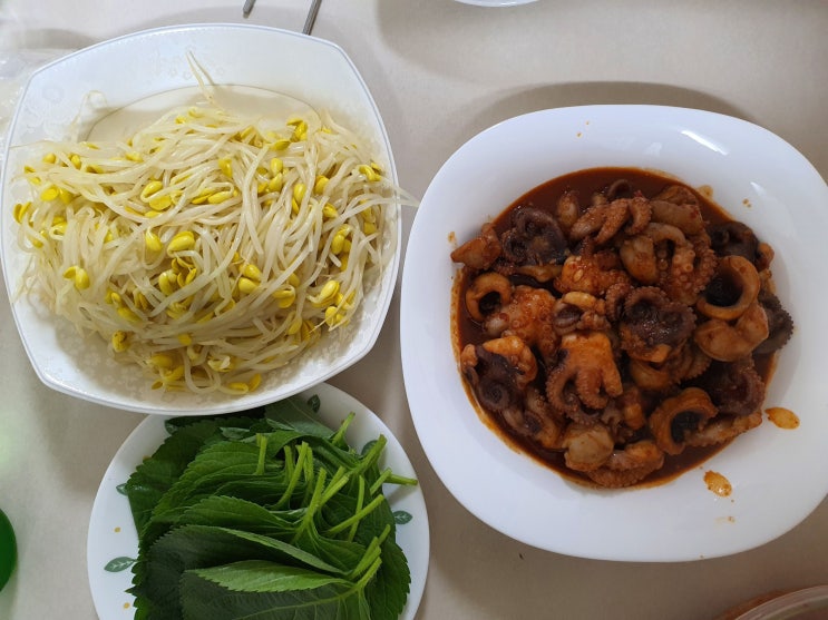  구리 인창동 맛집 이모네 쭈꾸미 포장해왔어요.