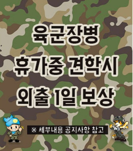  육군장병 휴가 중 부산 유엔평화기념관 견학하고 외출 1일 받기