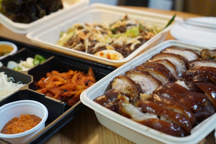  신세계 경기점 족발, 맛집 오목집에서 족발&막국수 찐후기!