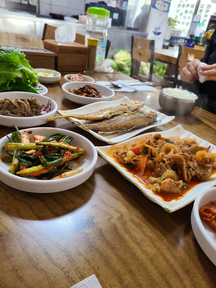  집밥스타일 아침식사가 가능한 서귀포 정식 맛집 산수정식당 내돈내산 후기