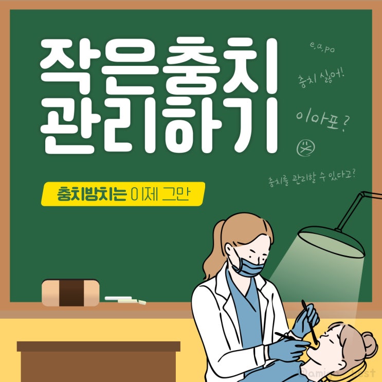 [대외활동] 이아포 서포터즈와 작은 충치 관리하기