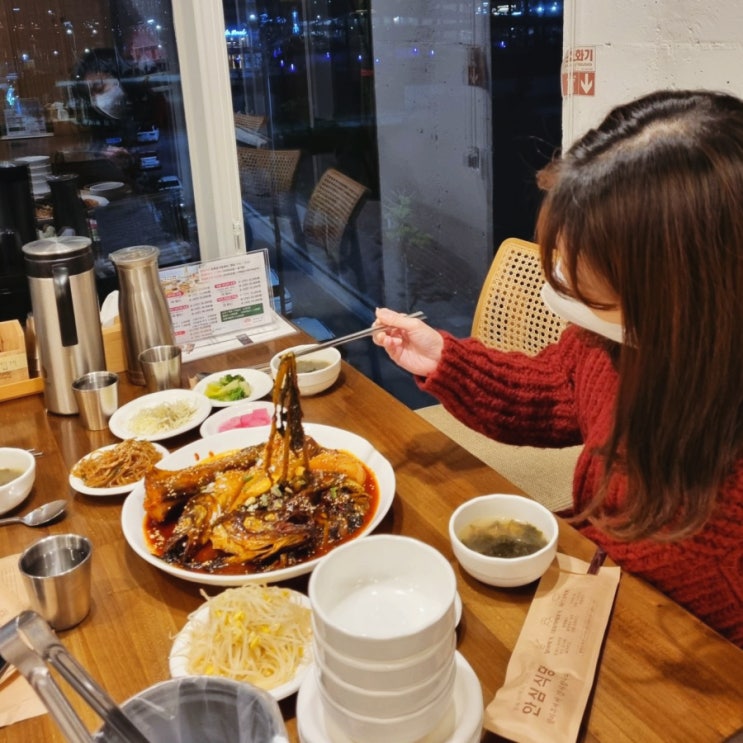 여수 웅천맛집 코다리하우스 푸짐한 코다리조림 솥밥 한상