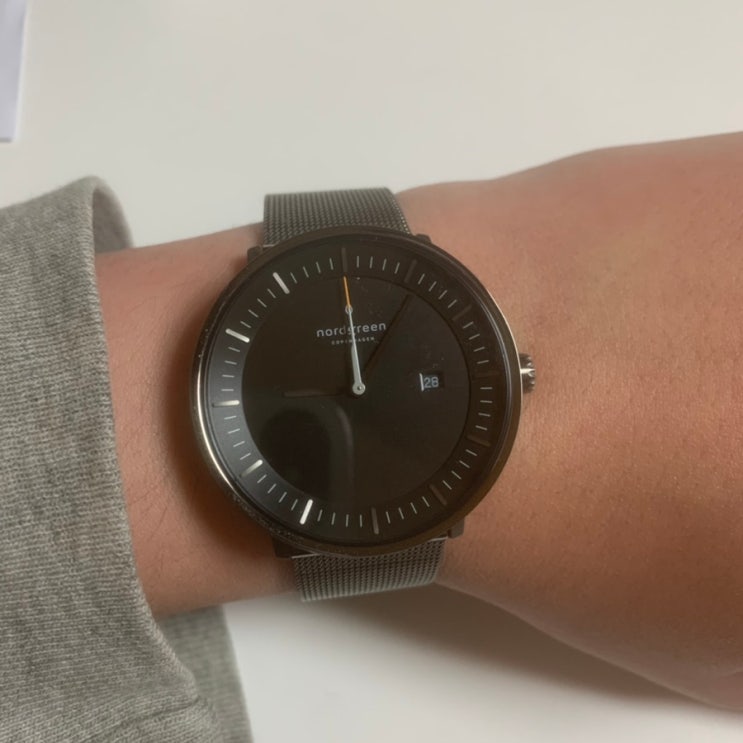  직장인 남자 시계 추천 노드그린 필로소퍼 Gunmetal 40mm 리뷰(할인코드)
