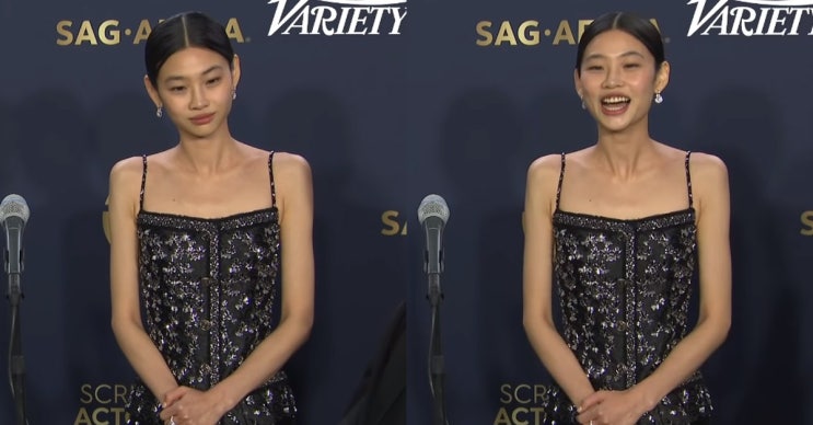 SAG 여우주연상 정호연, 미국 기자의 무례한 질문에 통쾌하게 대답 SAG 여우주연상 정호연, 미국 기자의 무례한 질문에 통쾌하게 대답
