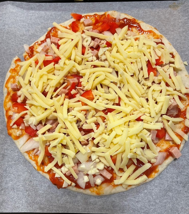 또띠아 피자 만드는 방법