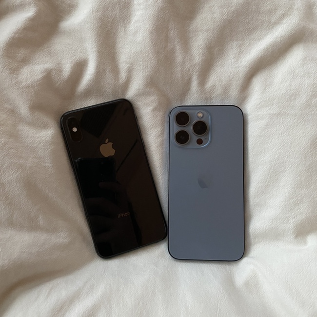  아이폰 XS 아이폰 13 pro 비교