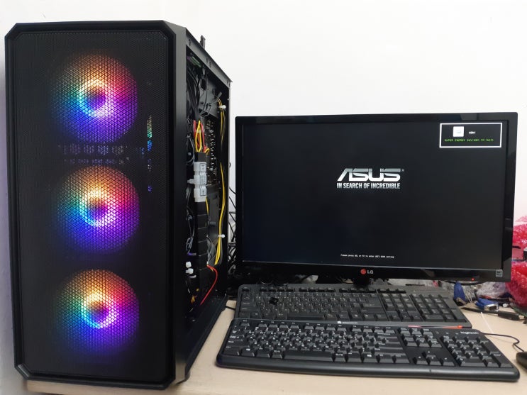  김포 조립컴퓨터 3D 프린팅용 i7 10700F RTX2060 NVME SSD 1테 라 정품 윈도우10 출장 설치