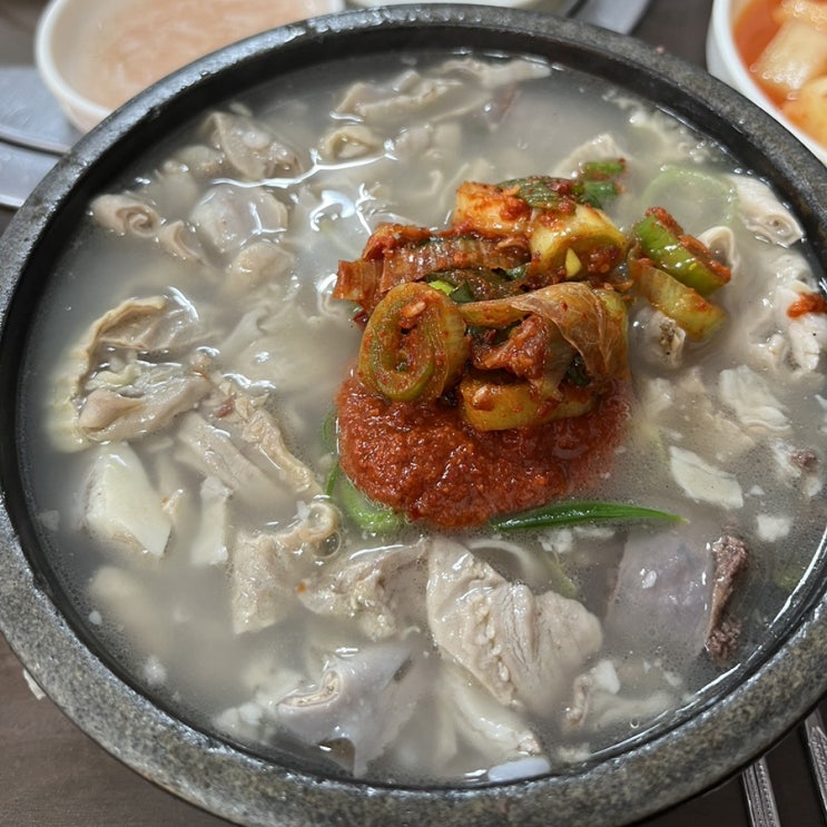  대전중리동 오문창순대국밥 대전순대국밥맛집/ 맛있긴하지만 예전보다 국밥이 안 뜨거워서 아쉽