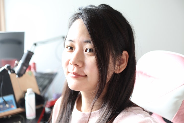  앞머리가발로 간편하게 스타일링해요