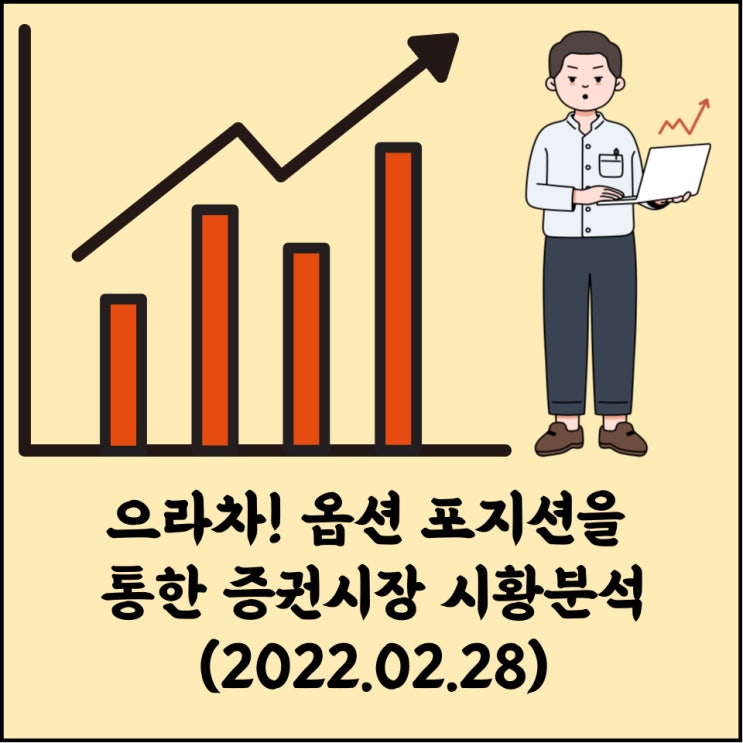  (2022.02.28)으라차! 옵션 포지션을 통한 증권시장 황분석-코스피 시장