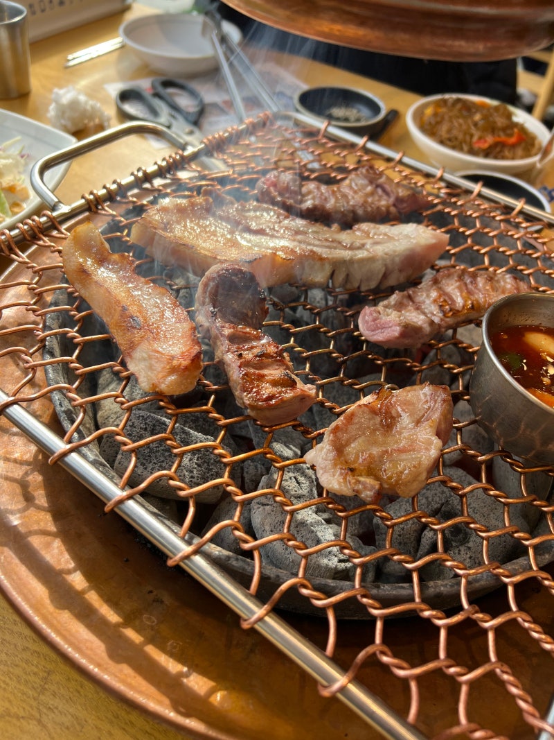 제주시 현지인 추천 제주 태백산 흑돼지 특수부위 모듬