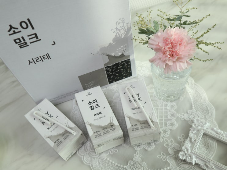  무가당두유 인테이크 소이밀크 서리태 검은콩두유