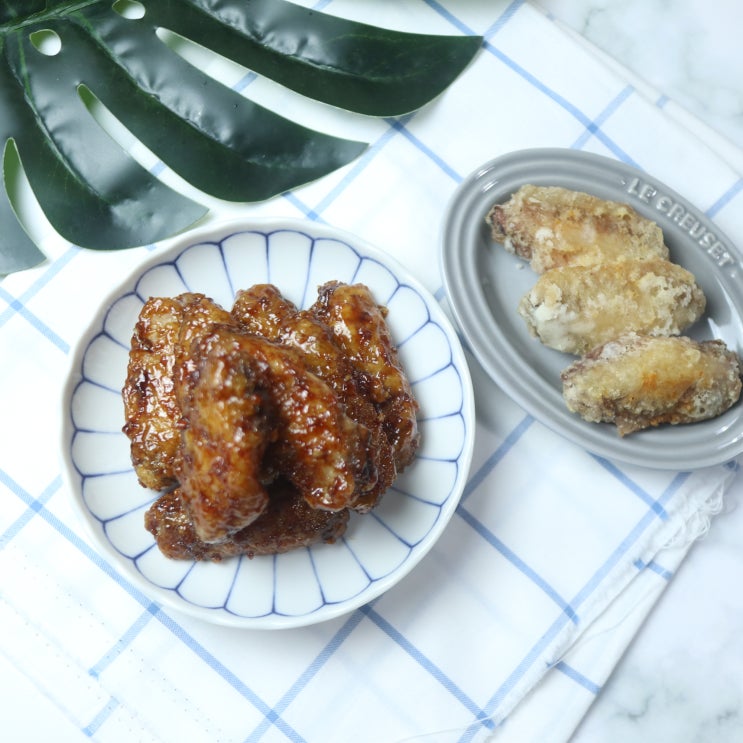 버팔로윙 닭날개구이 만드는법 : 고소하고 담백한 닭날개 윙구이 만들기 (Ft. 간장 양념소스) 닭 윙봉 요리 레시피