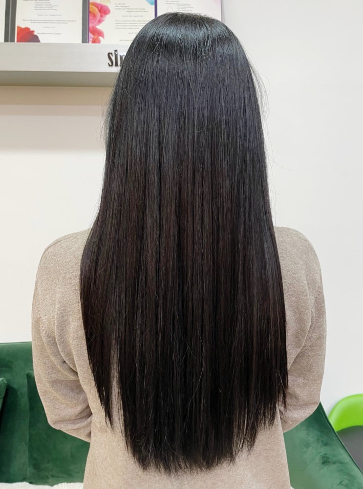 목동미용실 여우미가 10분만에 뿌리염색&새치염색 했어요