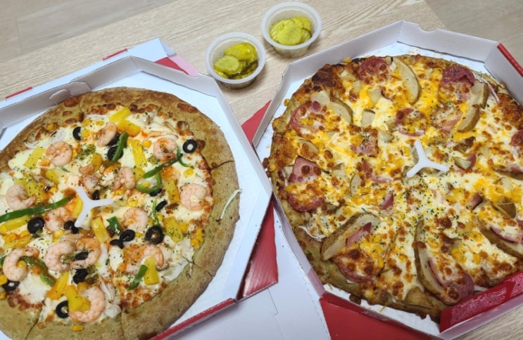  [울산]울산 동구 피자 맛집/포장시 1판 4천원 할인 가성비 피자 맛집! 피자마루 울산서부점!