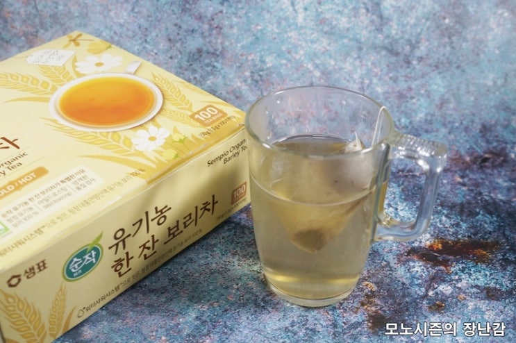  샘표 순작 유기농 한 잔 보리차 100티백 후기