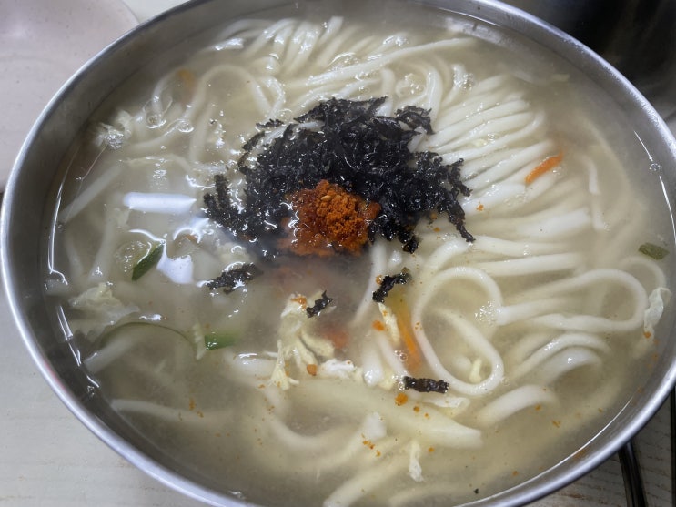  충무로 맛집, 충무로칼국수 6천원짜리 칼국수 인정