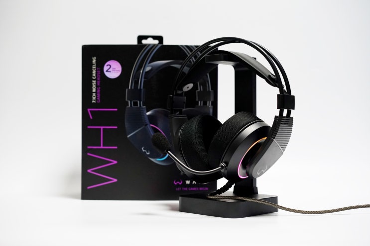  RGB LED와 가상 7.1채널 게이밍 헤드셋, Micronics WARP WH1