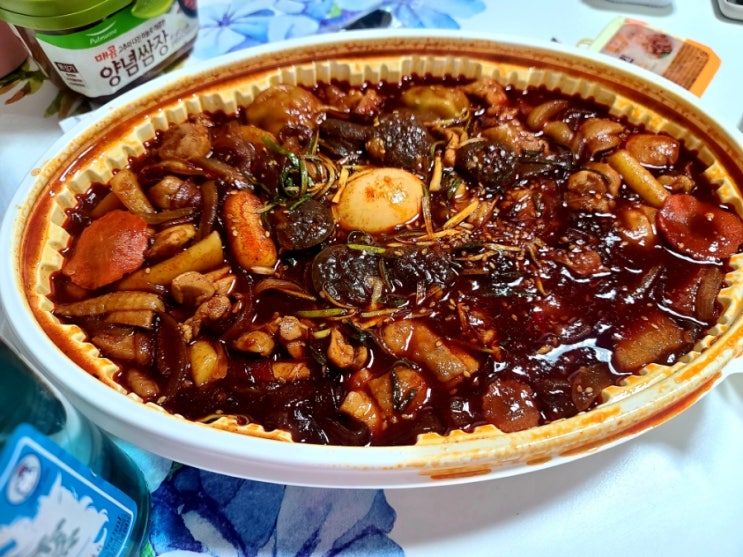  배달의민족 행복한찜닭 고추장찜닭 내돈내산