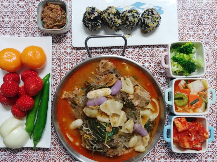  장기동 맛집 장기동 감자탕 모녀진감자탕