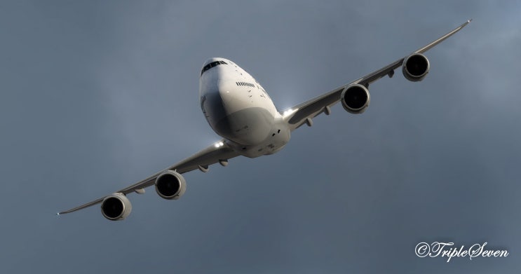  [비행시뮬] 루프트한자 B747-8I 로스엔젤레스 - 프랑크푸르트 비행일지! (PMDG 747)