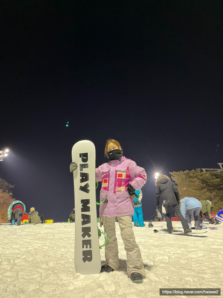  [22년 2월] #6 지산리조트 새벽보드-2122시즌 끝!