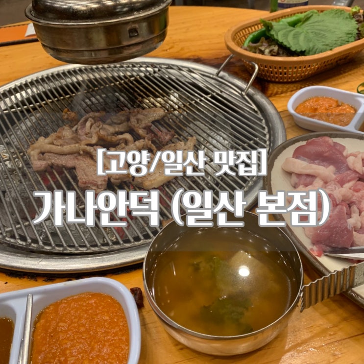  [고양/일산 맛집] 가나안덕 일산 본점_숯불 오리고기 맛집, 가족 외식 추천!