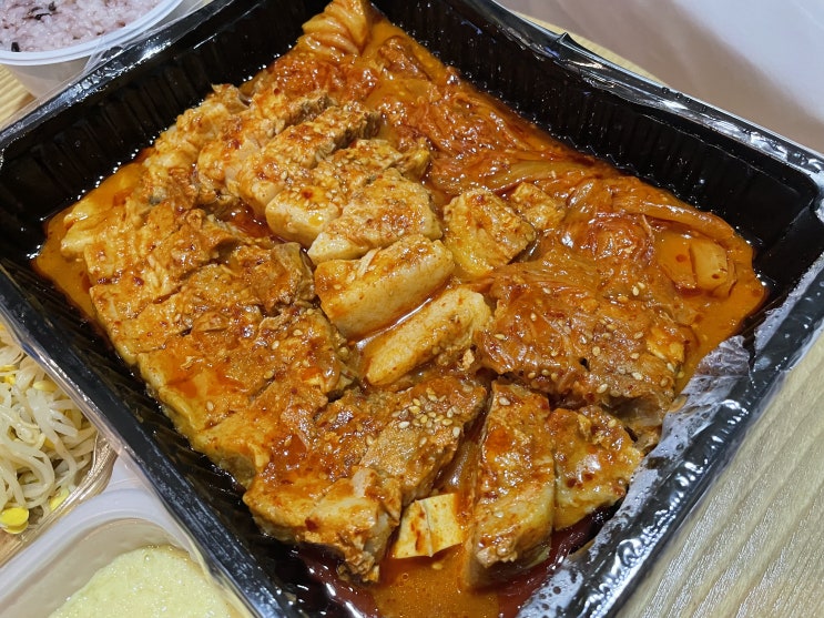  용현동 맛집 , 용현동 배달 : 대박 삼겹김치찜 & 초대박 등갈비김치찜 , 미추홀구 김치찜 맛집