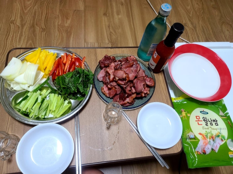  오빠 첫요리 ! 월남쌈