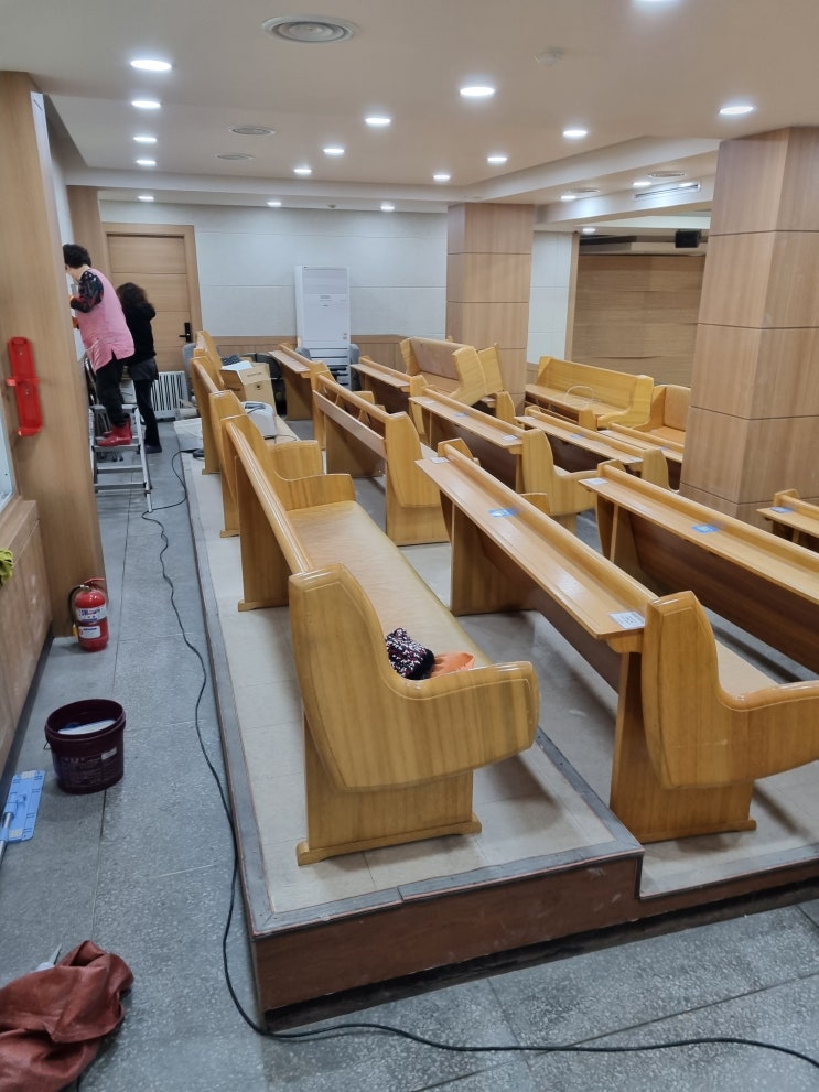  대구청소업체 대구교회 예배당 리모델링청소