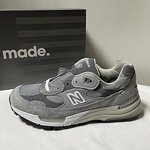 M992GR 뉴발란스 992 메이드인 USA 스텐다드D 그레이상세리뷰, 사이즈팁 & 뉴발 992 993 차이 비교