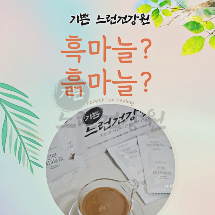  흙마늘인가 흑마늘인가요?