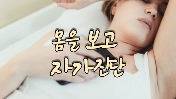  몸을 보고 자가 진단