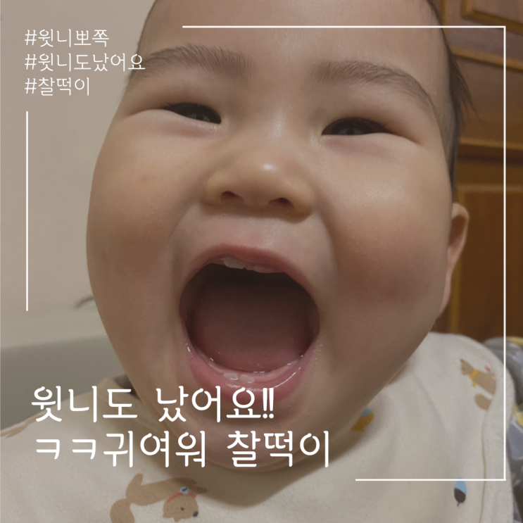  육아일기. 폭풍성장 찰떡이